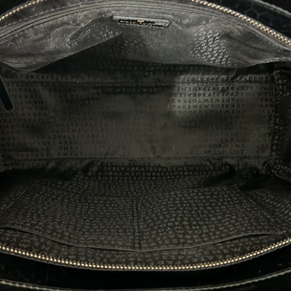 Kate Spade Elissa Croc Embossed Laptop Bag - Picture 12 of 15